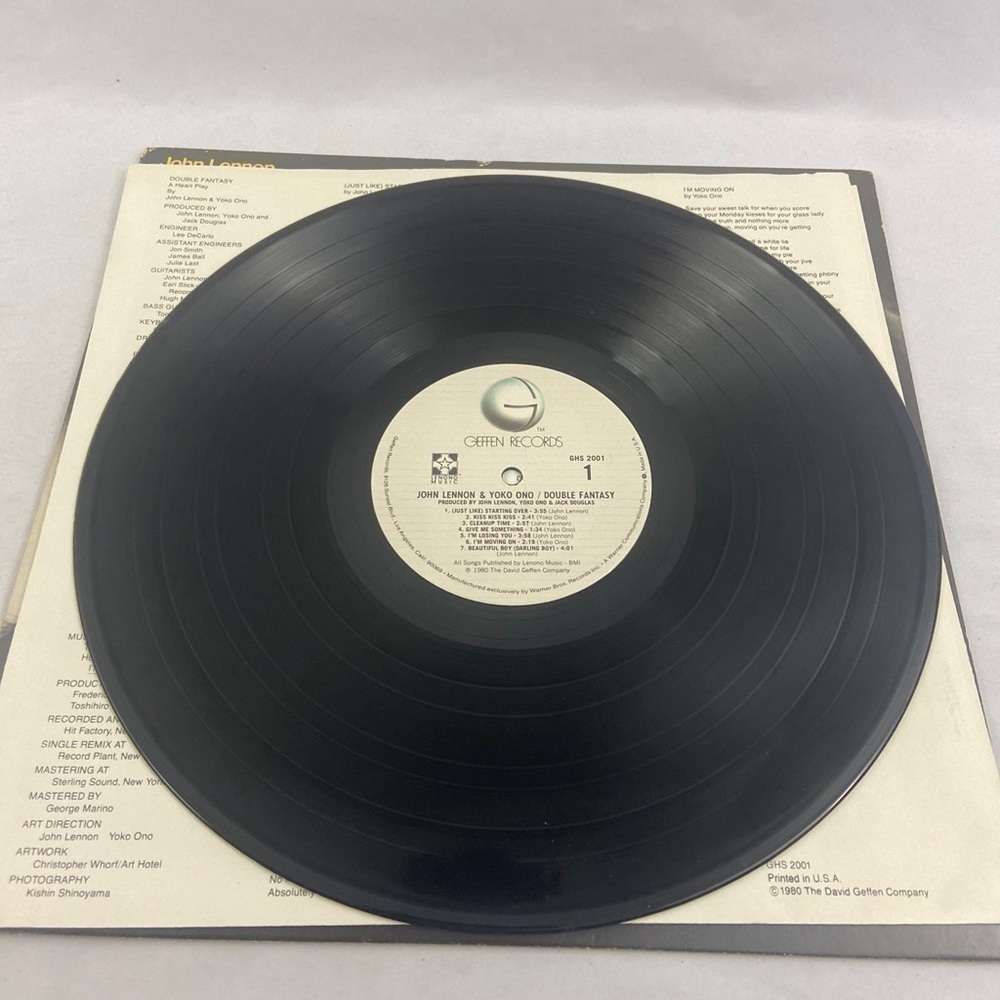 John Lennon Yoko Ono Double Fantasy LP - Picture 5 of 7